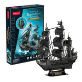 Puzzle 3d Okret Piracki - Zemsta Królowej Anny