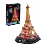 Puzzle 3d Torre Eiffla (Wersja Nocna)