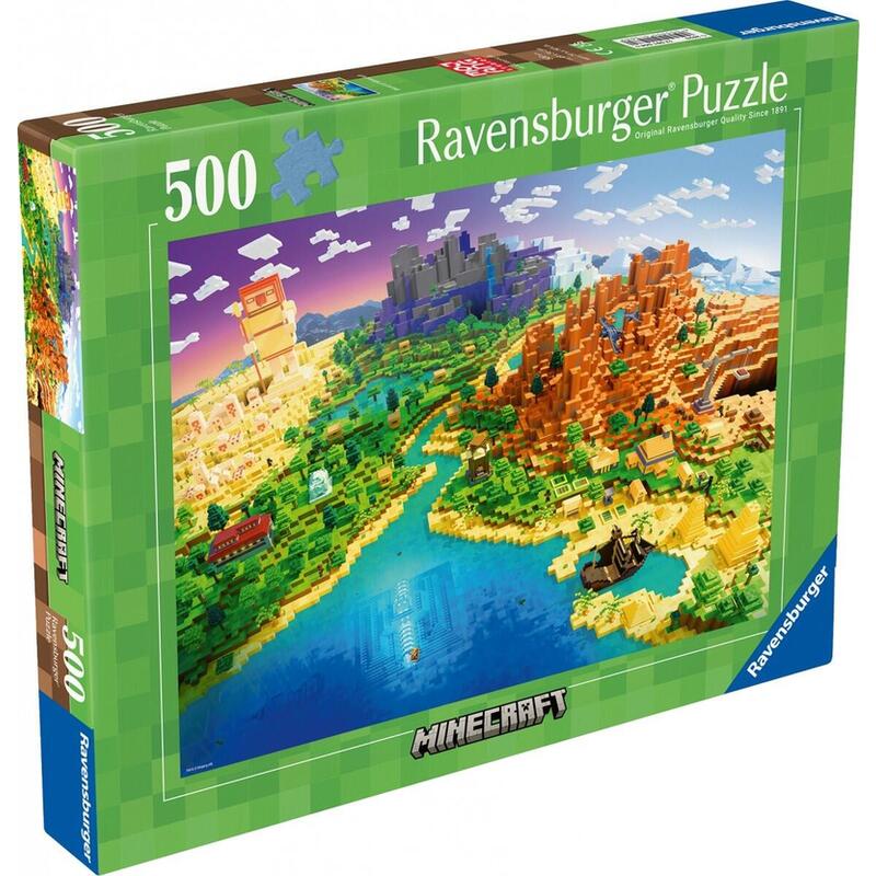 Puzzle 500 Elementów Minecraft