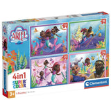 Puzzle Ariel Disney 12+16+20+24pzs