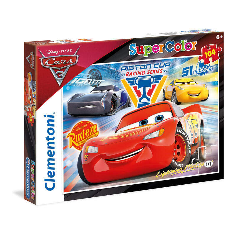 Puzzle Cars 3 Disney 104pzs