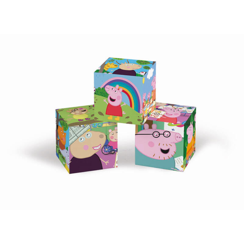 Puzzle Cubo Peppa Pig 12pzs