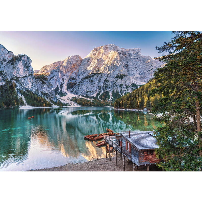 Puzzle Emerald Lake Braies High Quality 1000pzs