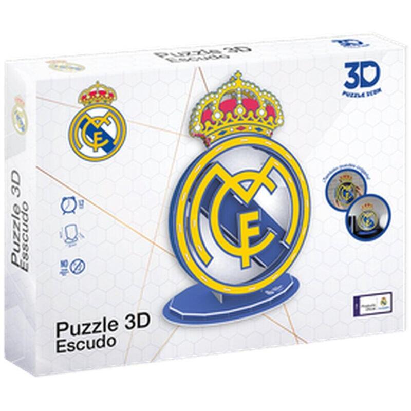 Puzzle Escudo 3d Real Madrid