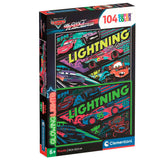 Puzzle Glowing Cars Disney 104pzs