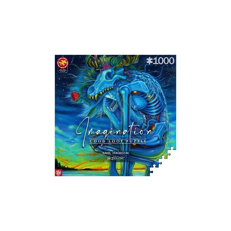Puzzle Good Loot Imagination - Kamil Jakóbczak: Lobo Blanco 1000 Pieza(S)