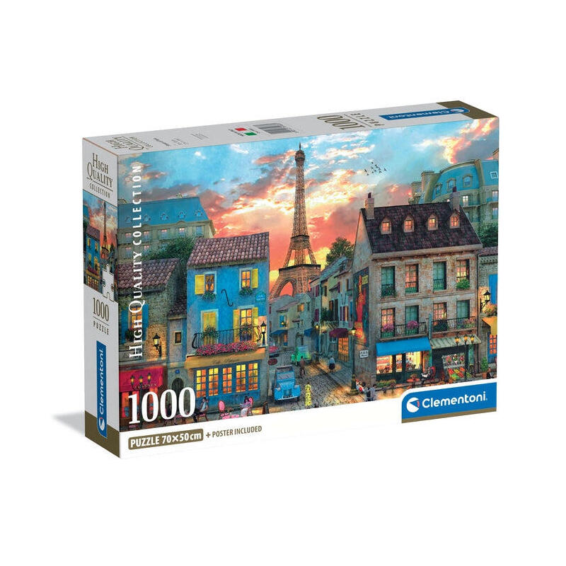 Puzzle Streets Of Paris High Quality 1000pzs