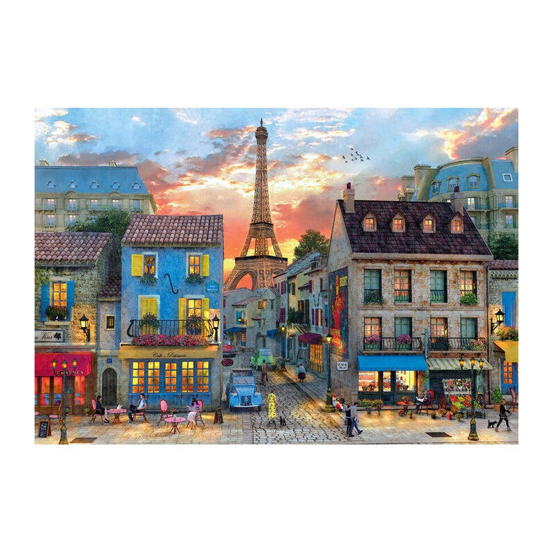 Puzzle Streets Of Paris High Quality 1000pzs