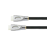 Python Hdmi« 2.1 Cable 8k Uhd-2 Malla De Nailon Negro 2m