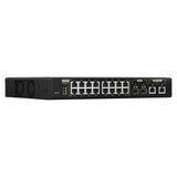Qnap Qsw-M2116p-2t2s Switch Gestionado L2 Energía Sobre Ethernet (Poe) Negro
