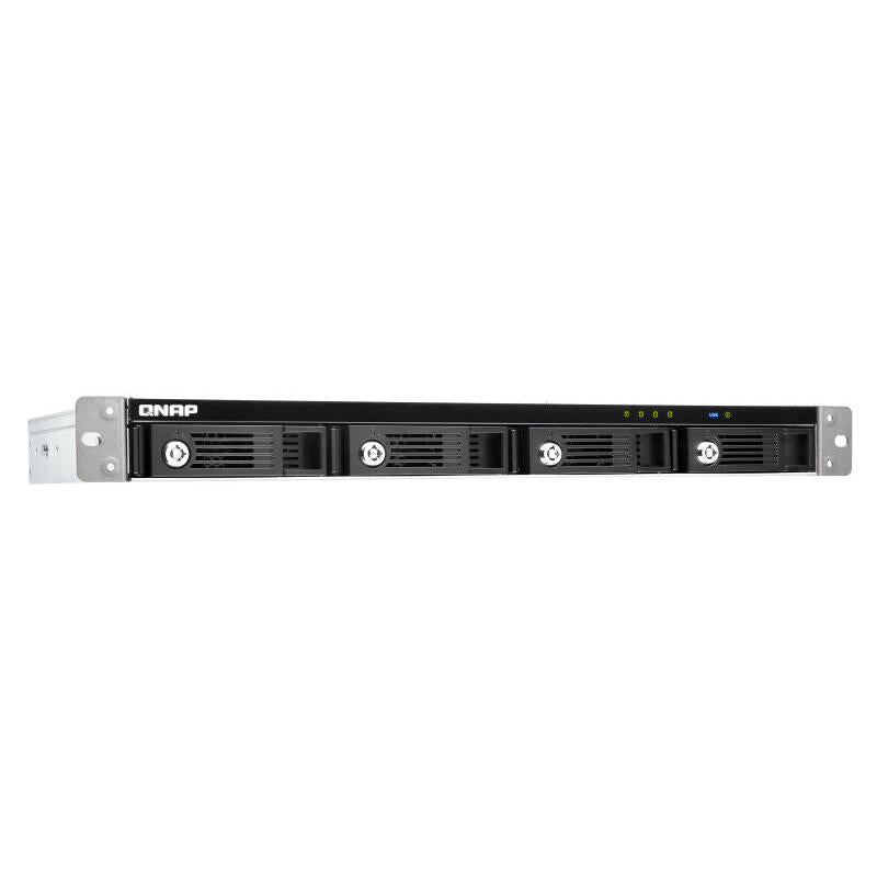 Qnap Rack 1u 4-Bay 3.5" Sata Hdd Usb 3.0 Type-C Hardware Raid External Enclosure