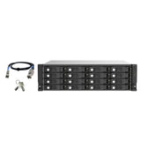 Qnap Tl-R1620sep-Rp Caja De Disco Duro (Hdd) Negro, Gris 2.5/3.5"