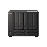 Qnap Ts-H973ax-32g 9-Bay Nas Amd Ryzen V1500b 32gb Ddr4 Sodimm 5x2.5in/3.5in Sata 6gbps + 2x2.5in U.2 Nvme Pcie Gen3 X4