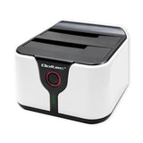 Qoltec 50309 Hdd Ssd 2.5 3.5 Docking Station Sata Iii Usb 3.0 Super Speed 5gb S With Clonning Function