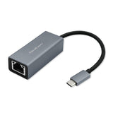 Qoltec 50352 Usb C To Rj45 Ethernet Adapter 1000mbps Aluminium Housing