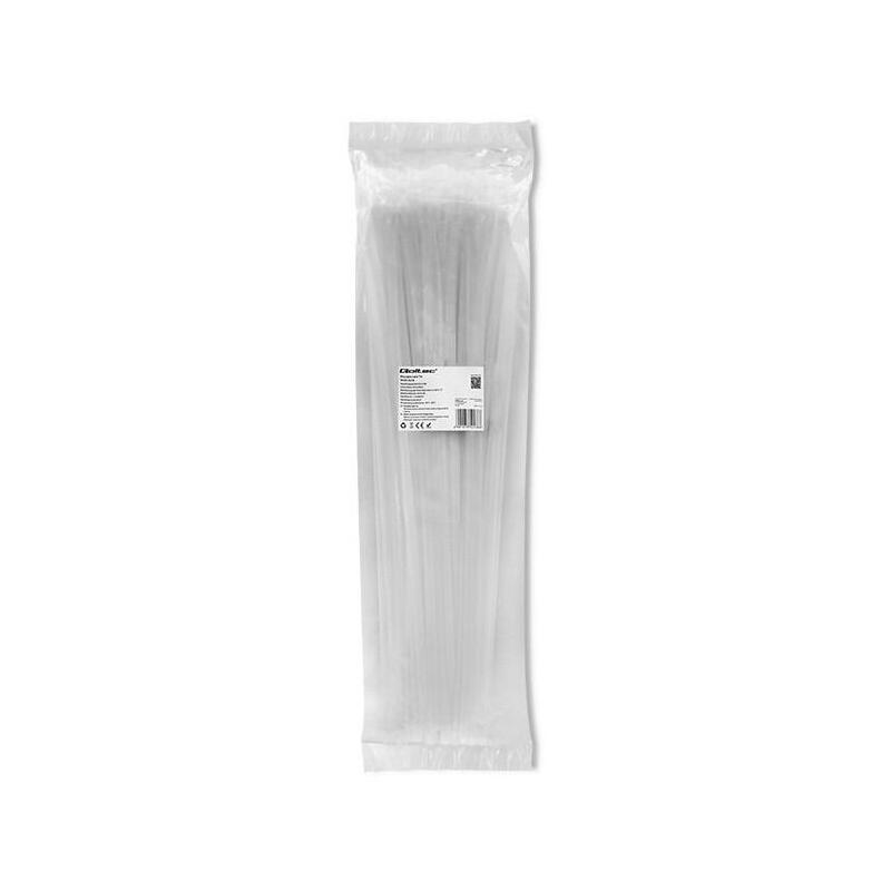 Qoltec 52238 Bridas 7.2x450mm Nylon Uv White