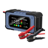 Qoltec 52486 Cargador De Batería Con Función De Reparación Cargador De Microprocesador Inteligente 12v 7a Led 4 Modos