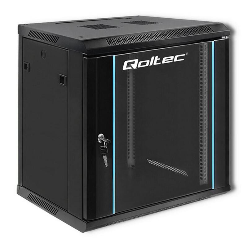 Qoltec 54464 Armario Rack Cabinet 19" 12u 600x635mm
