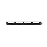 Patch Panel Rack 24 Porty Kat.6 Utp Negro