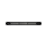 Qoltec 54477 Patch Panel Rack 48v 24 Ports Passive Poe Injector 1000m Black