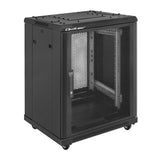 Qoltec 54519 19inches Rack Cabinet 15u 600 X 600 X 855 Perforated Doors Steel Case
