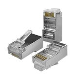 Qoltec 54554 Rj45 Modular Connector Cat5e Ftp Gold Plated Contacts 100 Pieces