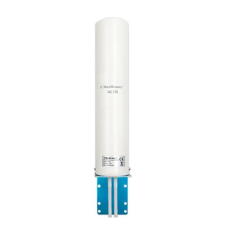 Qoltec 57045 4g Lte Dual Antenna 12dbi Omnidirectional Outdoor
