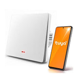 Qoltec Smart 1-Gang Light Switch Wi-Fi Timer Tuya Smart Life White