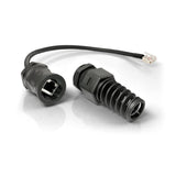 Quwireless Qrj45 Cable De Red Negro 0,16 M