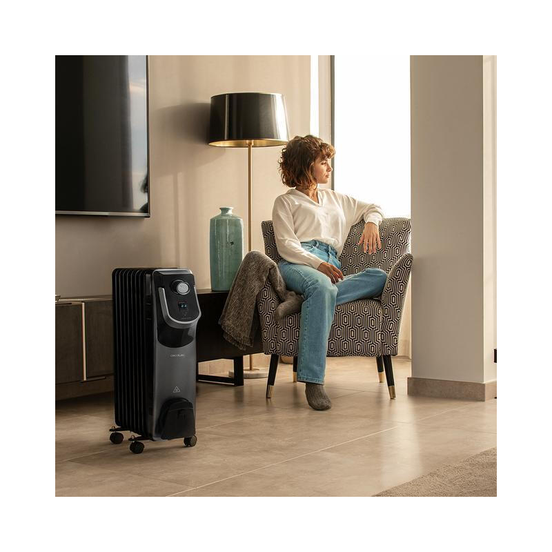 Radiador Electrico De Aceite Cecotec Readywarm 9000 Space 360 Black