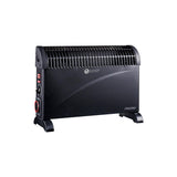 Radiador  Mesko Ms 7741b Convector Heater With Timer And Turbo Fan, 3 Heating Powers: 750w-1250w-2000w, Black