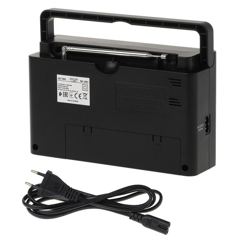 Radio Am/Fm Adler Ad 1909