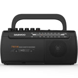 Radio Cassete Daewoo Dw1108 Con Cable A Pilas Negra