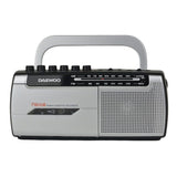 Radio Cassette Am/Fm Daewoo Con Sintonizador Analógico Y Grabación Integrada Dw1107