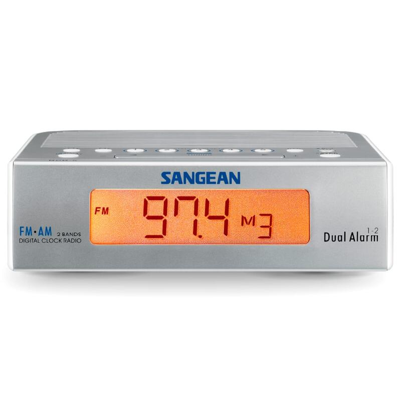 Radio Despertador Sangean Rcr-5 Silver