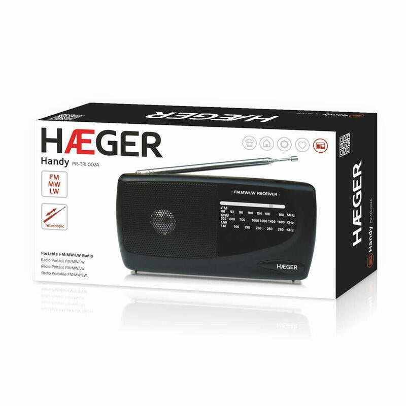 Rádio Haeger Handy Am/Fm/Lw Multi