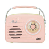 Radio Luiza Retro Sp-11 Mp3 Usb Sd Rózowe