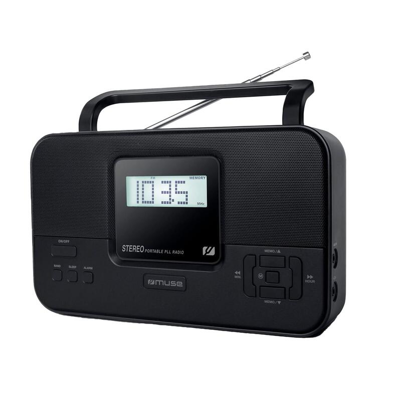 Radio Muse M-087 M Black Portátil