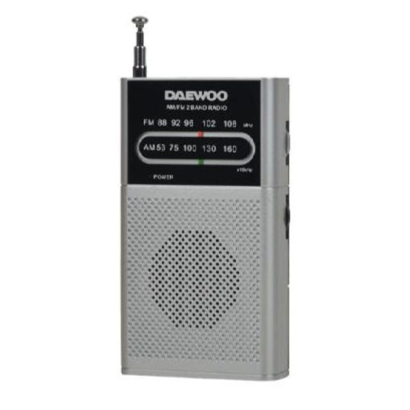 Radio Portátil Daewoo Dw1027 Plata