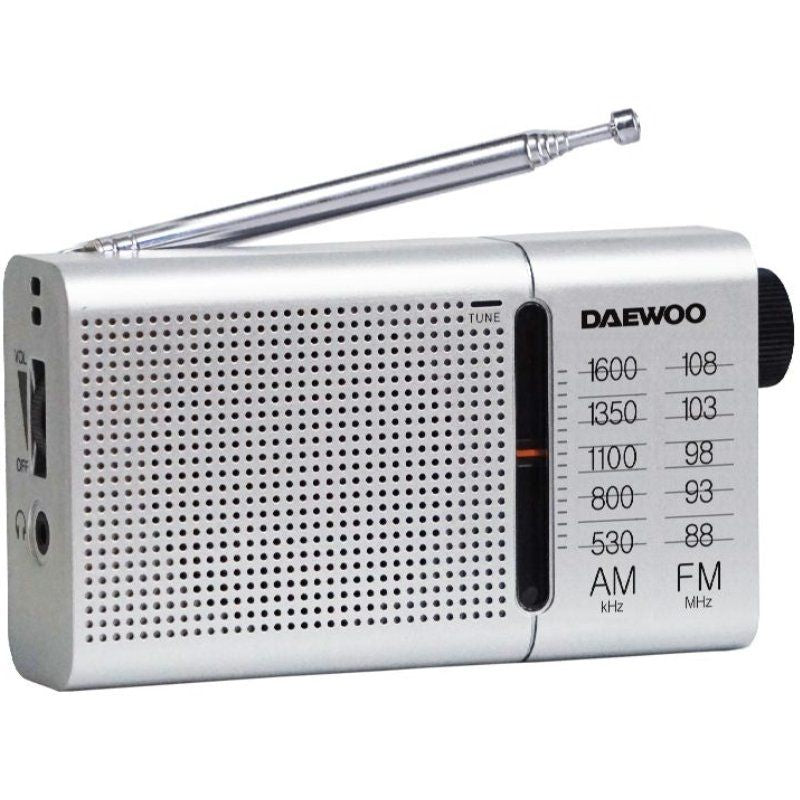 Radio Portátil Daewoo Dw1037 Plateada