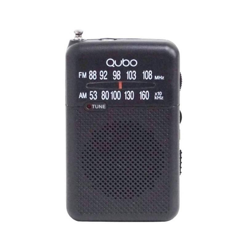 Radio Portátil Mini Qubo Rs-1 Negro
