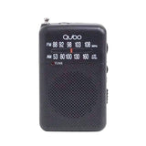Radio Portátil Mini Qubo Rs-1 Negro