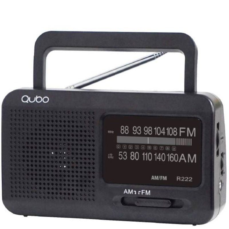 Radio Portátil Qubo R-222 Negro