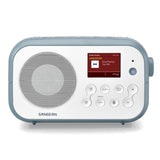 Radio Portátil Sangean Dpr-42bt Blanco Piedra Azul