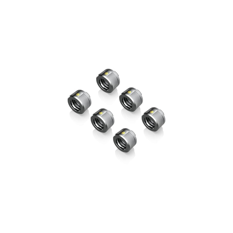 Raijintek Pelias D141806, 14mm - 6er-Pack, Plata