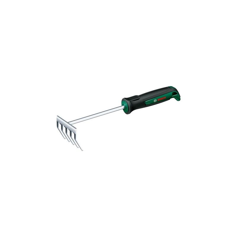 Rastrillo De Mano Bosch Diy & Garden Para Jardín, Acero Inoxidable, Verde/Negro, Anchura 8,7 Cm 06008b5700