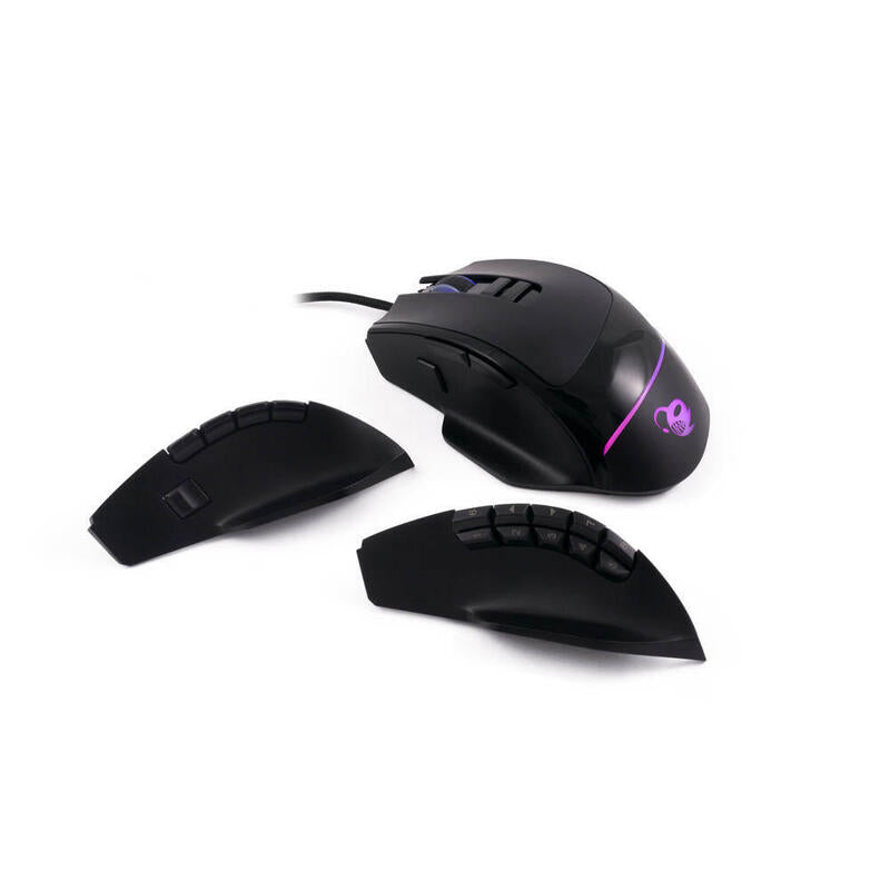 Raton Coolbox Deepgaming Proswap Usb Negro Rgb Modular