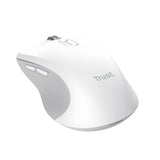 Ratón Ergonómico Inalámbrico Trust Ferro Hasta 3200 Dpi Blanco