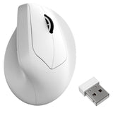 Ratón Keychron M5-A30 Wireless 12000 Dpi Usb-C Blanco Ergonomía Vertical