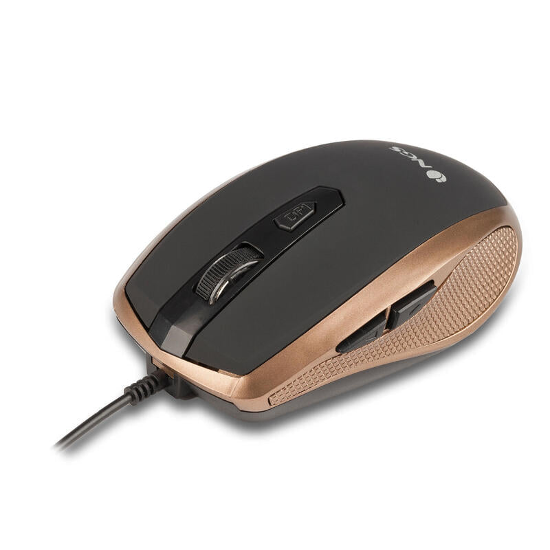 Ratón Ngs Tick Gold Hasta 1600 Dpi Oro Y Negro
